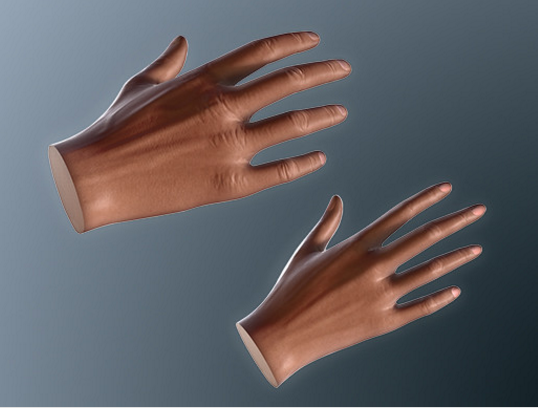 unity3d Hands for VR: Basic    VR 手 模型