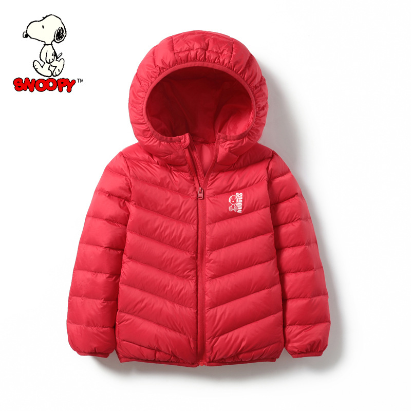 连帽轻薄童装儿童羽绒服