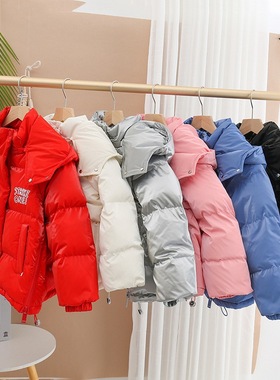 史努比HL-21065儿童羽绒服2021冬新款女童男童休闲加厚羽绒服外套