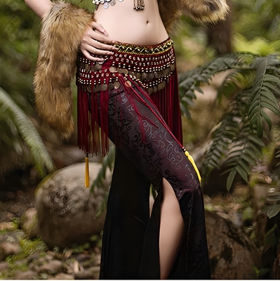 新款肚皮舞腰链部落异域表演腰带