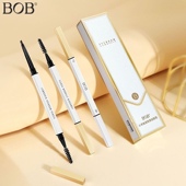 BOB小羊皮眉笔持久防水防汗不易脱妆女小支自然立体细头双头