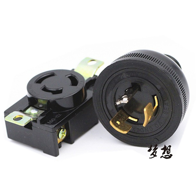 美式30A防脱插发电机插座