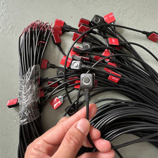 车载报警按钮GPS北斗开关圆线SOS紧急求救报警开关自恢复电源按钮