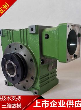 定制JDLB110速机联轴器直连伺服电机背隙低双导程蜗轮速机