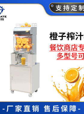 橙子榨汁机商用多功能全自动榨橙汁机汁机果蔬榨汁机加工设备