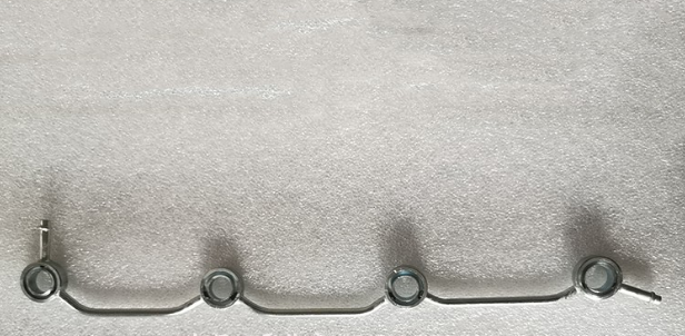 久保田V2203 V2403-M发动机回油管16454-42502 161挖机溢流管