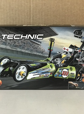 乐高积木Lego 科技系列 42103 亮绿色改装赛车 国内现货