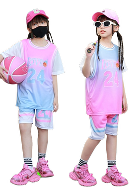 儿童篮球服套装夏季短袖运动服