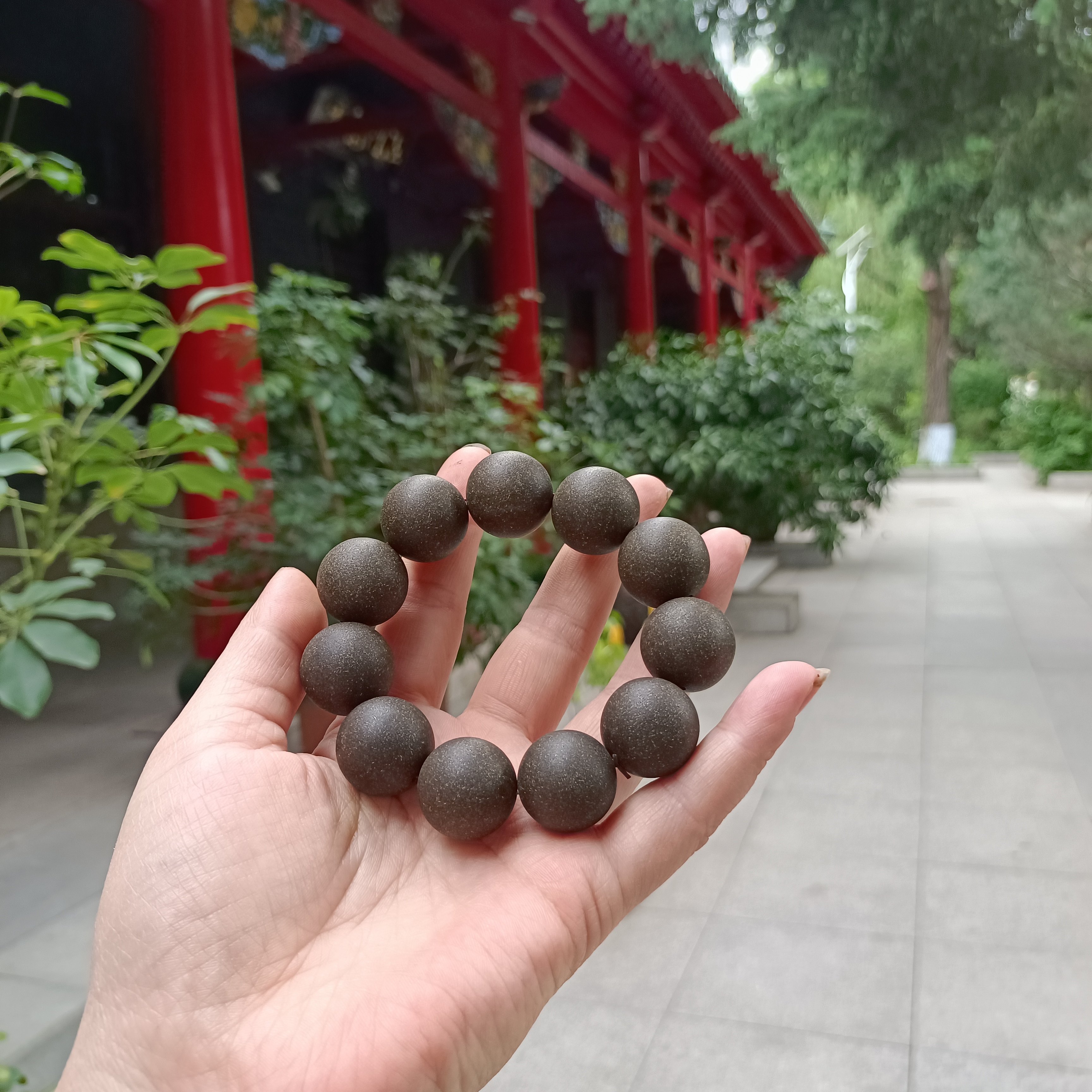 蝴蝶香护脾养肝手工合香珠手串天菩提
