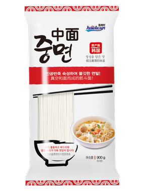 韩国进口海地村中细炸酱拌面