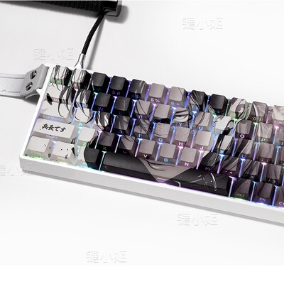 进击的巨人兵长键帽侧刻透光适配美加狮mad68迈从G75魔导士ATKRS6