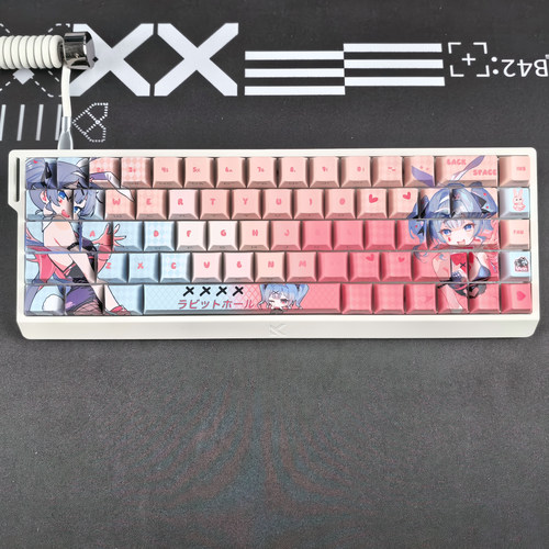 兔子洞键帽侧刻透光适配ATKRS6迈从Ace68小蜜蜂made68美加狮MAD60