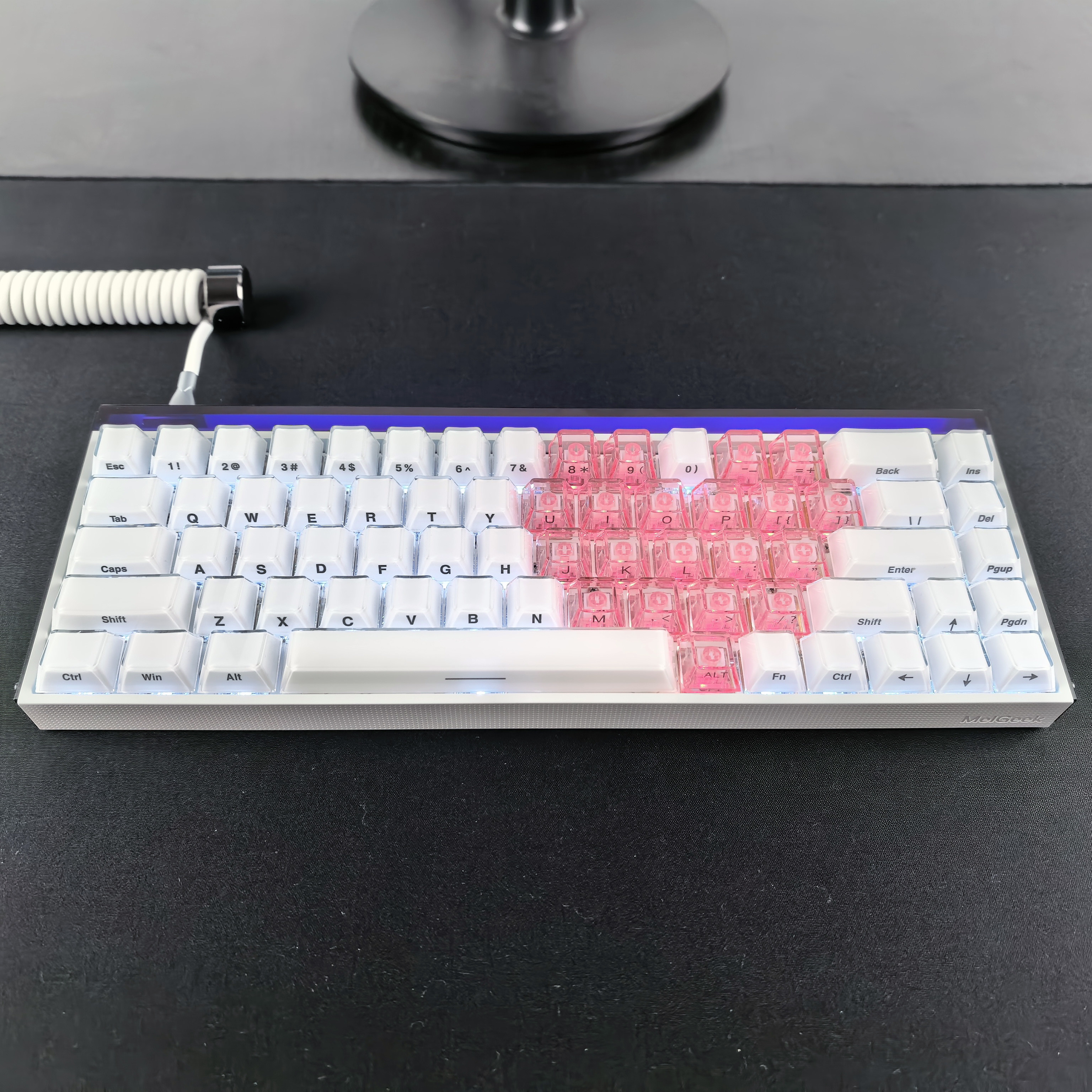 XVX果冻水晶拼爱心侧刻键帽原厂适配EV63迈从Ace68/G87夜魔ATKRS6图片