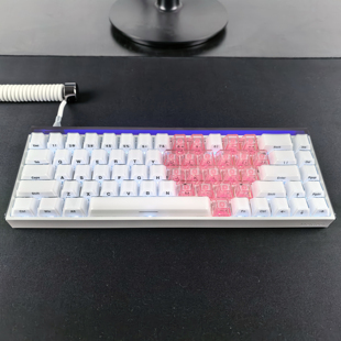 XVX果冻水晶拼爱心侧刻键帽原厂适配EV63迈从Ace68/G87夜魔ATKRS6