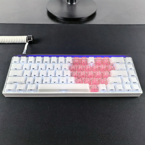 XVX果冻水晶拼爱心侧刻键帽原厂适配EV63迈从Ace68/G87夜魔ATKRS6