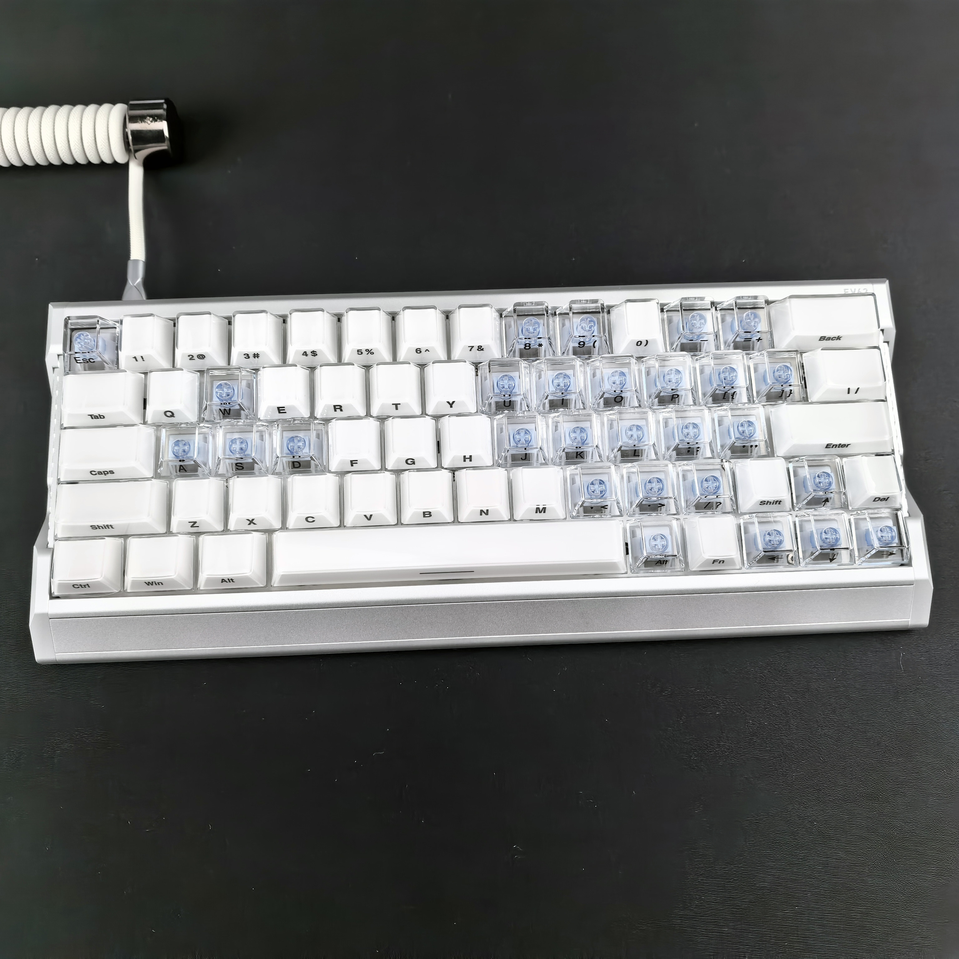 透明侧刻增补键帽原厂高度适配EV63迈从Ace68前行者X87夜魔ATKRS6图片