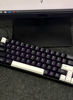 纯黑正刻键帽原厂高适配ev63魔导士made68迈从Ace68夜魔前行者X87