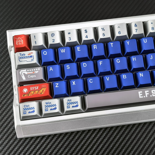 高达金属漆键帽适配EV63迈从Ace68V2魔导士ATK RS7 air前行者X87