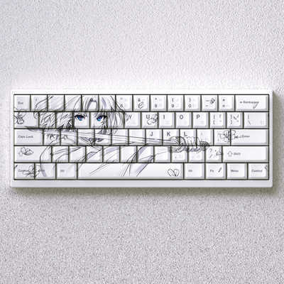 两仪式键帽侧刻透光适配MADE68迈从Ace60前行者X87魔导士ATKRS6