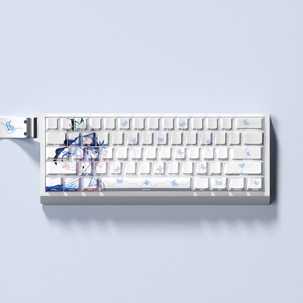 鸣潮守岸人键帽透光侧刻PBT原厂高度适配wooting迈从Ace68 ez63