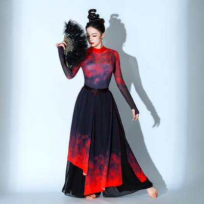 抬龙王舞蹈服装裤装九州同舞蹈服古典舞舞蹈演出服象王行舞蹈服装
