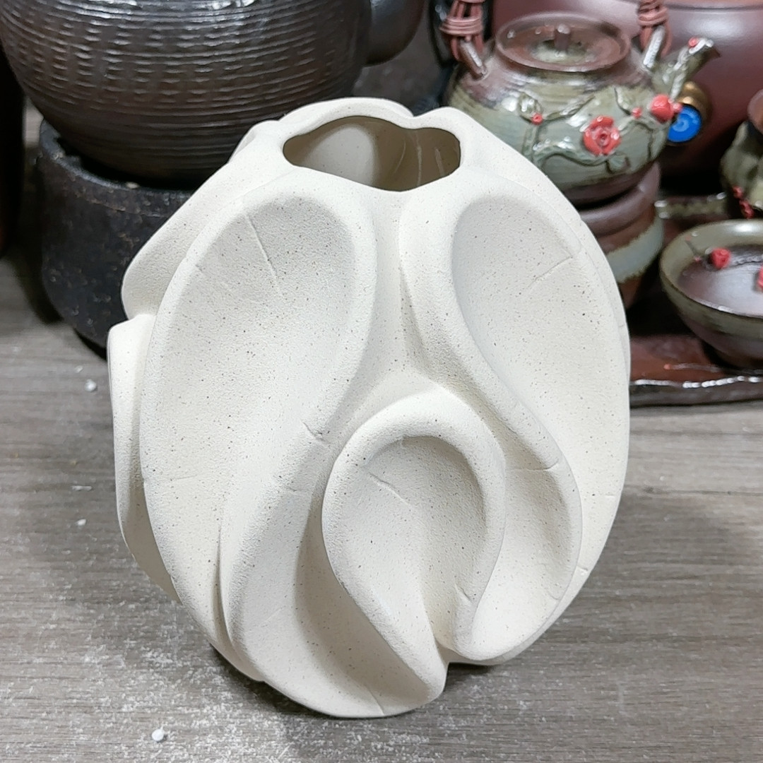 51.35  大号磨砂原矿花瓶高19厘米,餐饮具,煮茶炉,淘宝优惠券,粉丝福利购,淘宝优惠卷