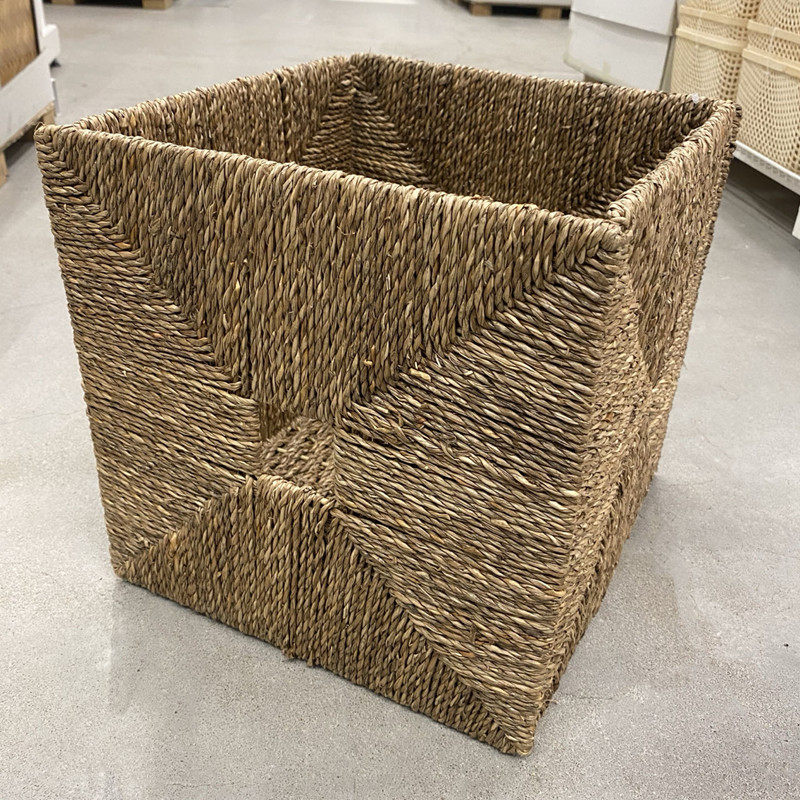 IKEA宜家国内代购克尼萨 篮子 海草 卡莱克柜子配用方形收纳盒子