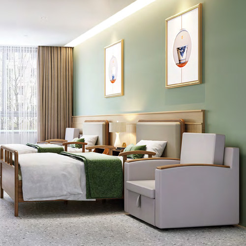 单人陪护床医院房间陪诊沙发椅诊所简约小型推拉多功能沙发床两用