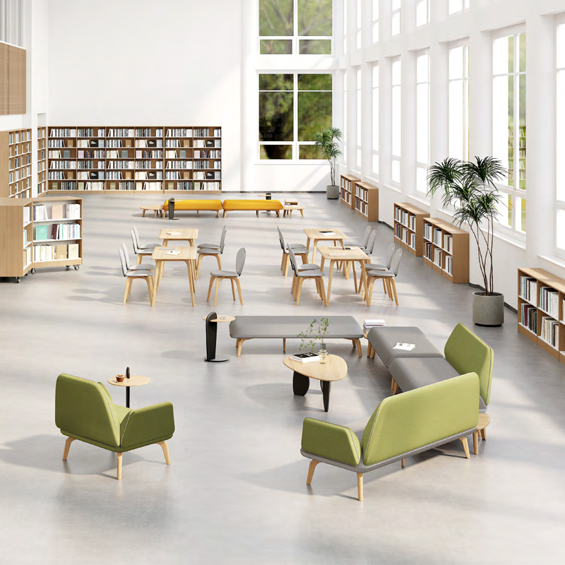 办公会客沙发酒店大堂接待洽谈餐桌椅美容院图书馆公共休闲区沙发