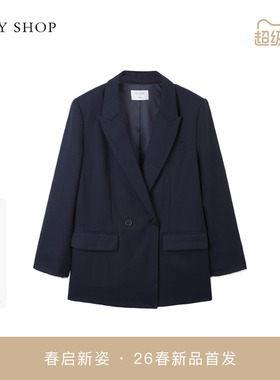 [商场同款]TKY SHOP袖口撞色一手长便西2026春新款10J1CA00A101