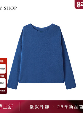 [商场同款]TKY SHOP纯山羊绒毛衣女2025冬新款针织衫10I1MA00D336