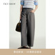 女2026春直筒休闲裤 SHOP高腰阔腿裤 TKY 10J1PA05C051 商场同款