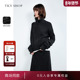 商场同款 TKY SHOP高领拉链毛衣女2024冬新款 针织衫 10H1MA06U097