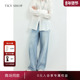 阔腿裤 10I1OA02A060 SHOP直筒牛仔长裤 女2025春新品 商场同款 TKY