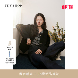 SHOP小香风短外套2026春新款 TKY 廓形外套10J1DA03B037 商场同款