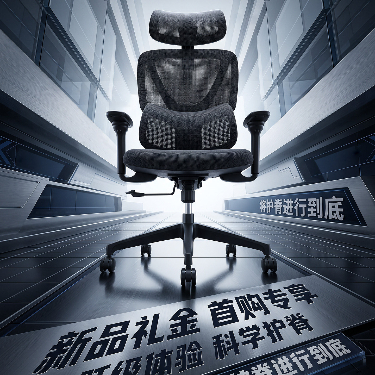 圣奥办公椅人体工学椅电脑椅家用办公久坐舒适护腰转椅网椅子哈悦