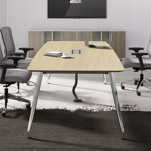 圣奥瓦尔纳会议桌简约现代洽谈桌办公长条桌多人培训接待桌工作台
