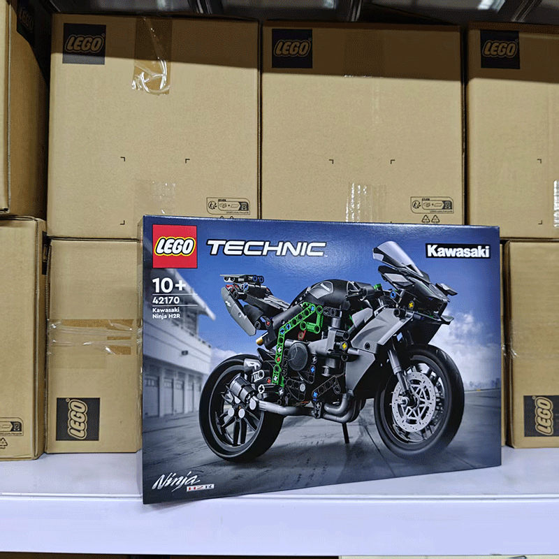 LEGO乐高科技系列42170川崎Ninja H2R摩托车男女拼装玩具积木礼物
