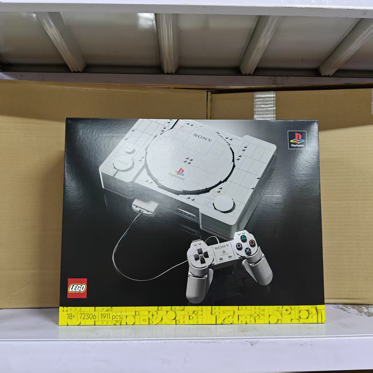 LEGO乐高72306索尼PS1游戏机ICONS儿童拼搭积木玩具礼物生日摆件