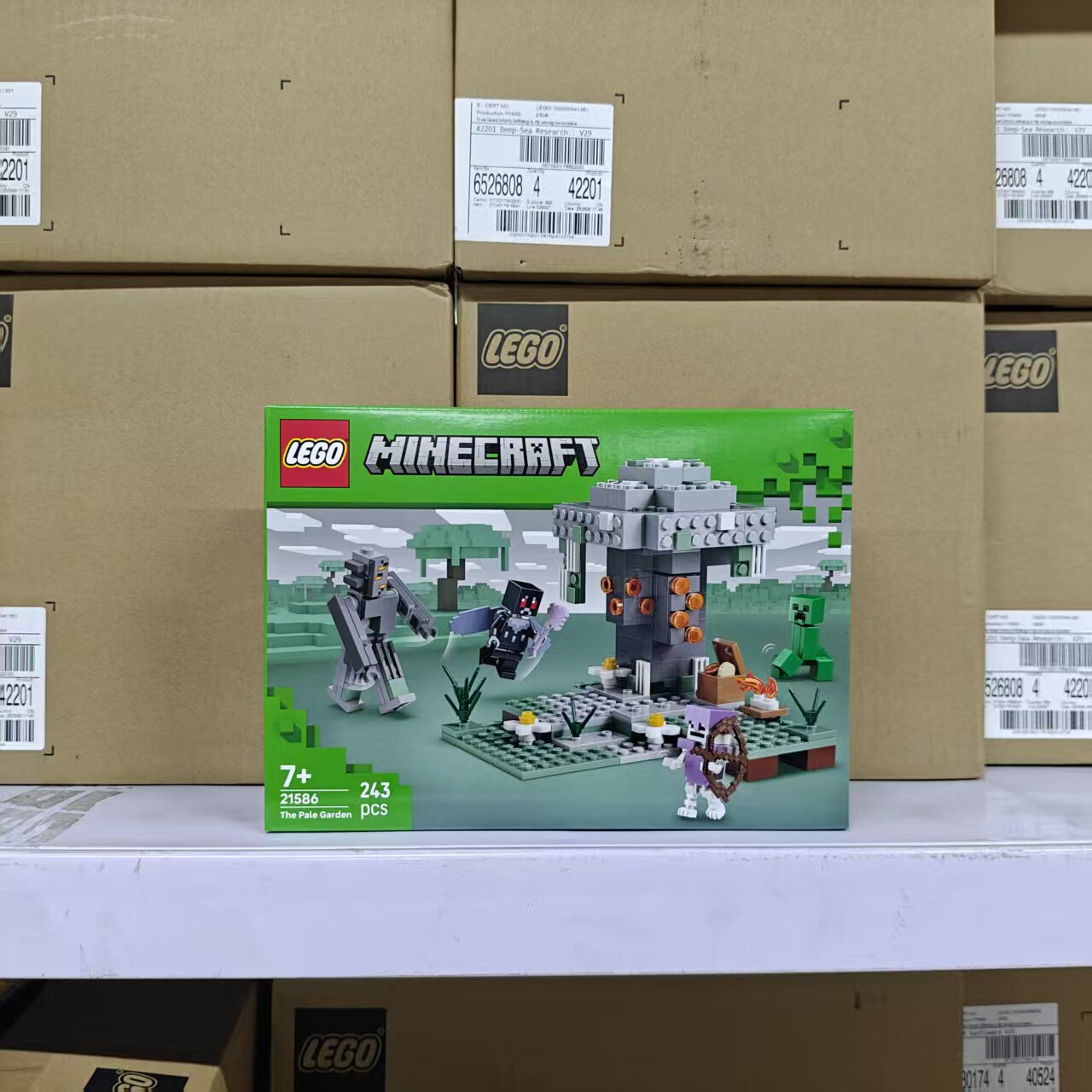 LEGO乐高21586我的世界游戏苍白之园拼插积木玩具礼物摆件生日