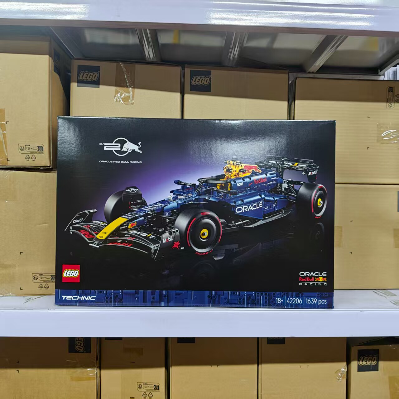 LEGO乐高42206红牛车队RB20 F1赛车机械组男孩拼搭积木玩具礼物