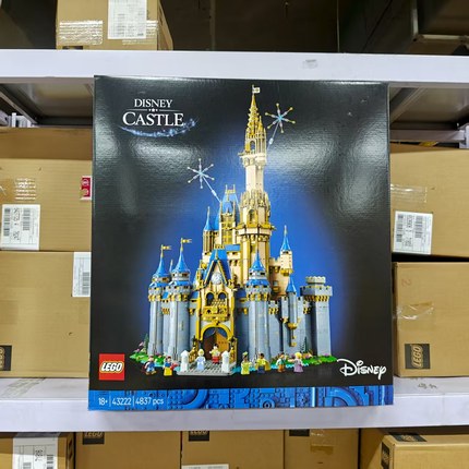 LEGO乐高43222迪士尼灰姑娘城堡71040拼装积木男女孩玩具礼物生日