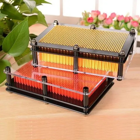 克隆百变针手摸手印三维手模玩具手印针画3d手印立体玩具塑料