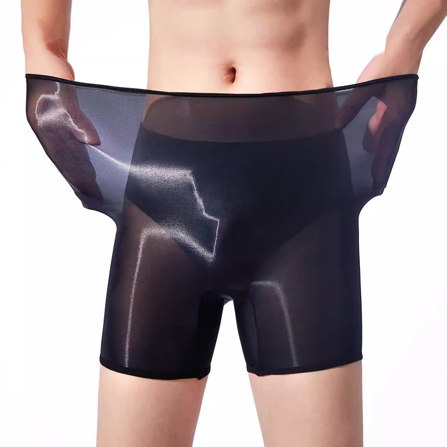 男女同款马油内裤油亮丝滑高弹透视性感全透明紧身爽感平角内裤,女士内衣/男士内衣/家居服,男平角内裤,淘宝优惠券,粉丝福利购,淘宝优惠卷