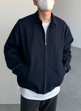 YKK拉链高品质复古cleanfit美式春秋夹克外套122