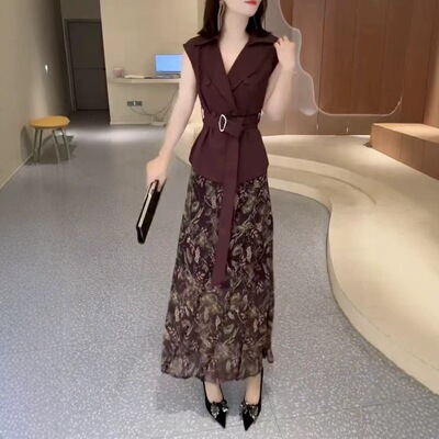 今年流行特惠26170新大爱美依缘2026夏季新款精致气质无袖上衣+