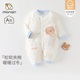 新生儿连体衣秋冬纯棉男女宝宝婴儿衣服加厚50g夹棉睡衣家居棉服