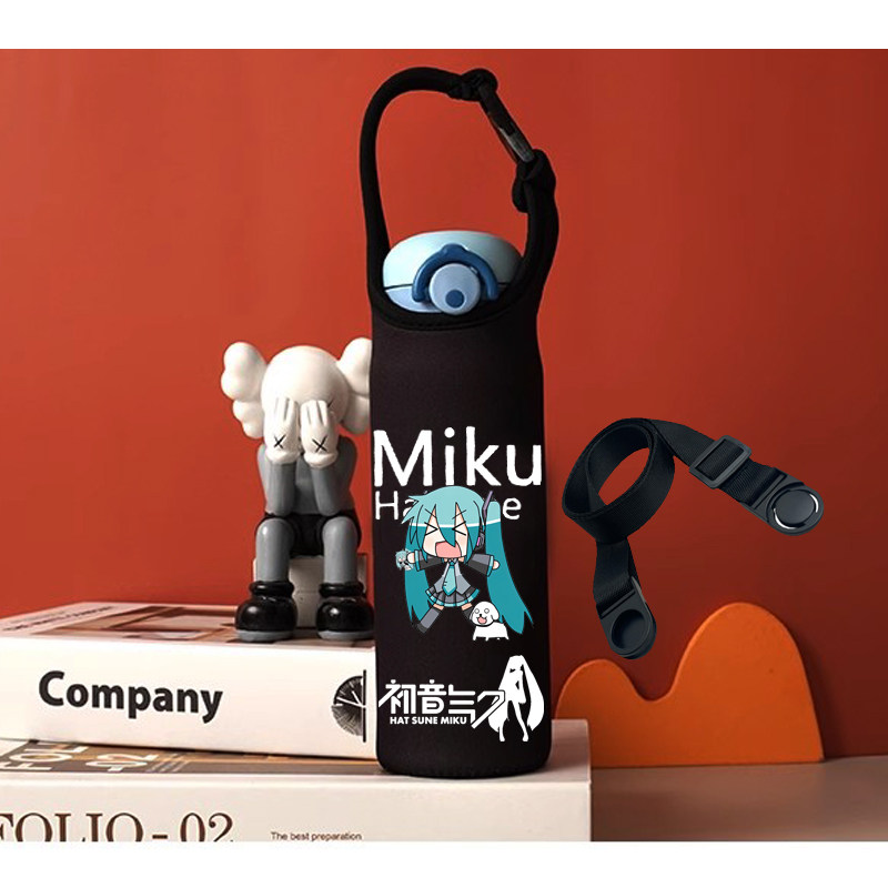 电音初音未来甩葱女通用便携防摔隔热学生手提斜跨背动漫保温杯套,餐饮具,杯套,淘宝优惠券,粉丝福利购,淘宝优惠卷