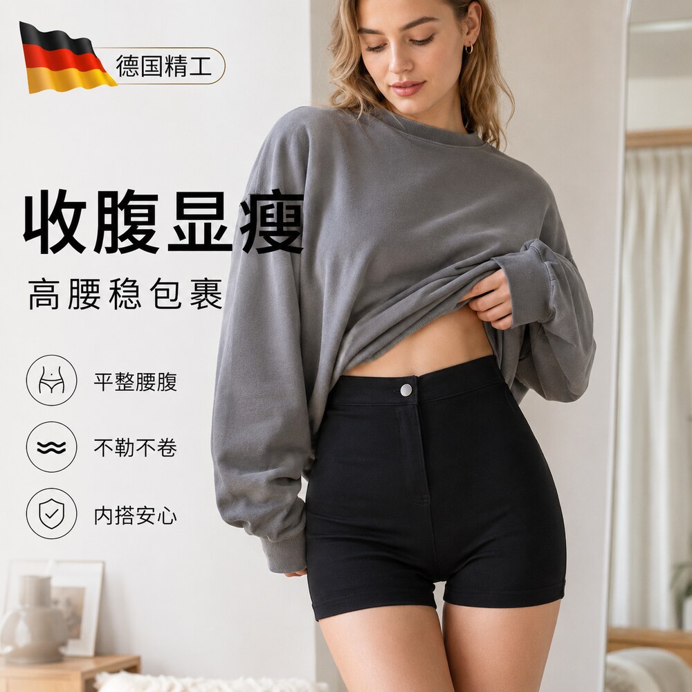 黑色短裤女外穿2026年夏