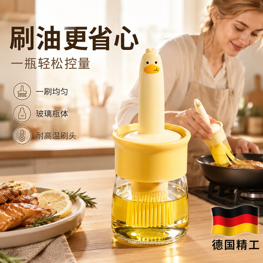 烧烤刷子厨房矽胶家用耐